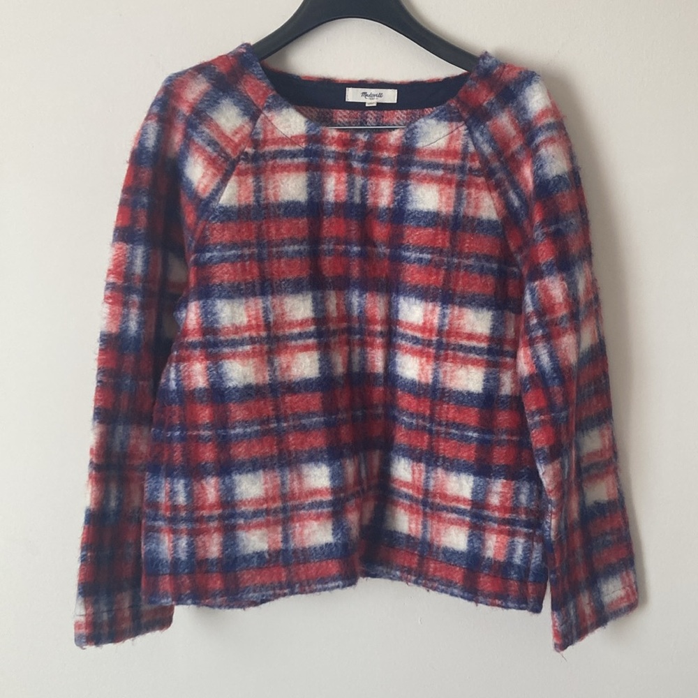 MADEWELL | Brushed Plaid Pullover
